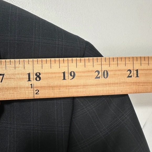 Loro Piana Jaguar Winter Tasmanian Sport Coat Men 42R (52 EUR) Black Check 3 Btn - Picture 12 of 16